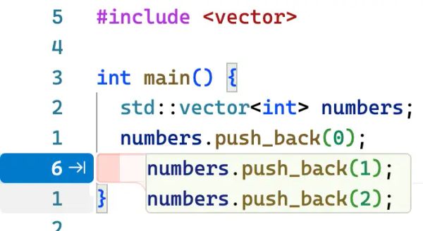 VS Code AI autocomplete suggestion